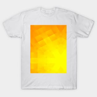 Stylization of the sun - summer and spring orange color T-Shirt